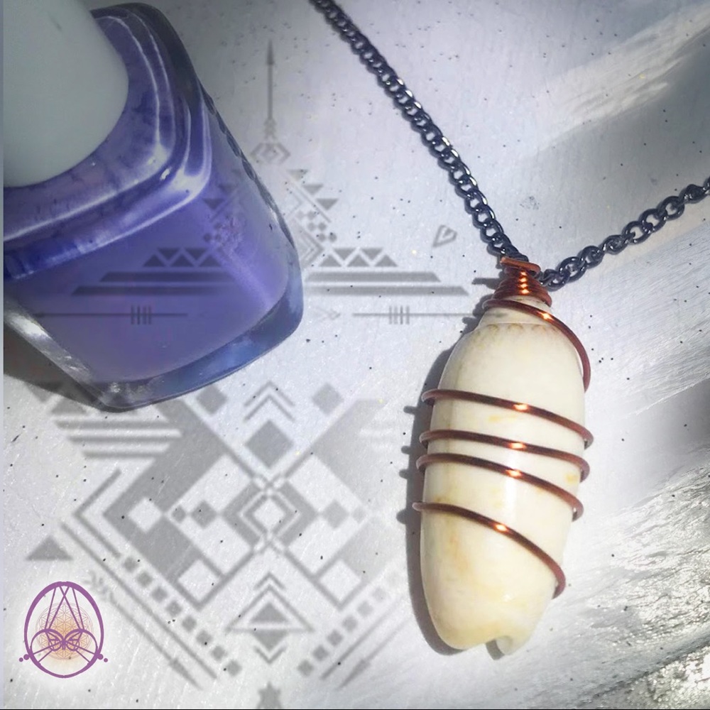 White Olive Shell Necklace